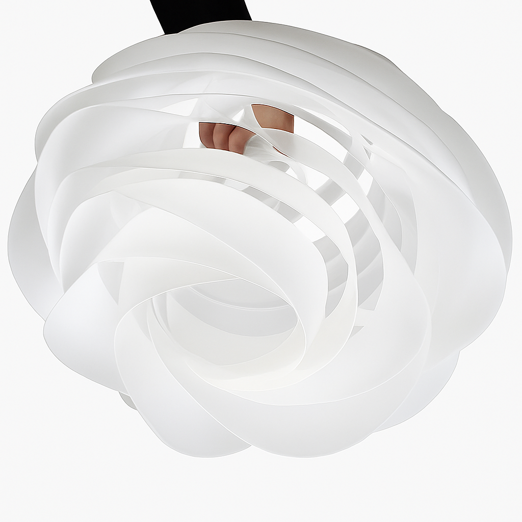 plafonnier design pétales pour décoration intérieure - vue 6 sur 12