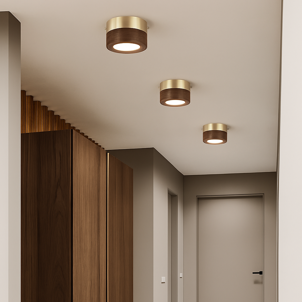 plafonnier en bois design lumineux pour décoration intérieure élégante - vue 3 sur 10