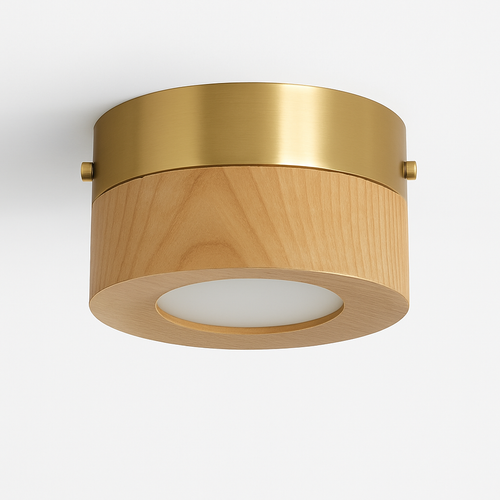 plafonnier en bois design lumineux pour décoration intérieure élégante - vue 6 sur 10
