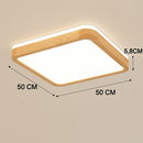 Plafonnier en bois à LED (plusieurs formes)