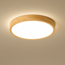 Plafonnier en bois à LED (plusieurs formes)
