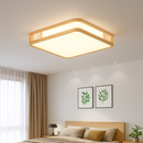 plafonnier en bois naturel à led pour décoration intérieure