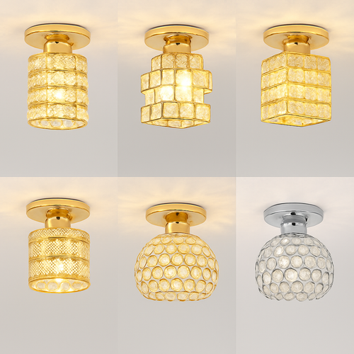plafonnier en cristal moderne pour décoration intérieure élégante - vue 3 sur 12