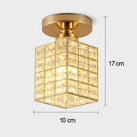 plafonnier en cristal moderne pour décoration intérieure élégante
