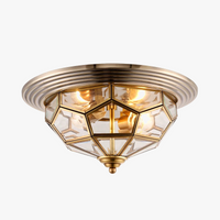 plafonnier en cuivre design pour intérieur moderne élégant