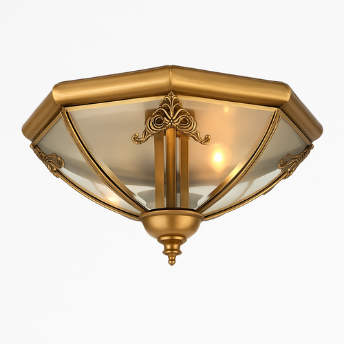 plafonnier en cuivre pour intérieur et extérieur polyvalent - vue 3 sur 8