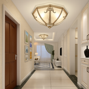 plafonnier en cuivre pour intérieur et extérieur polyvalent