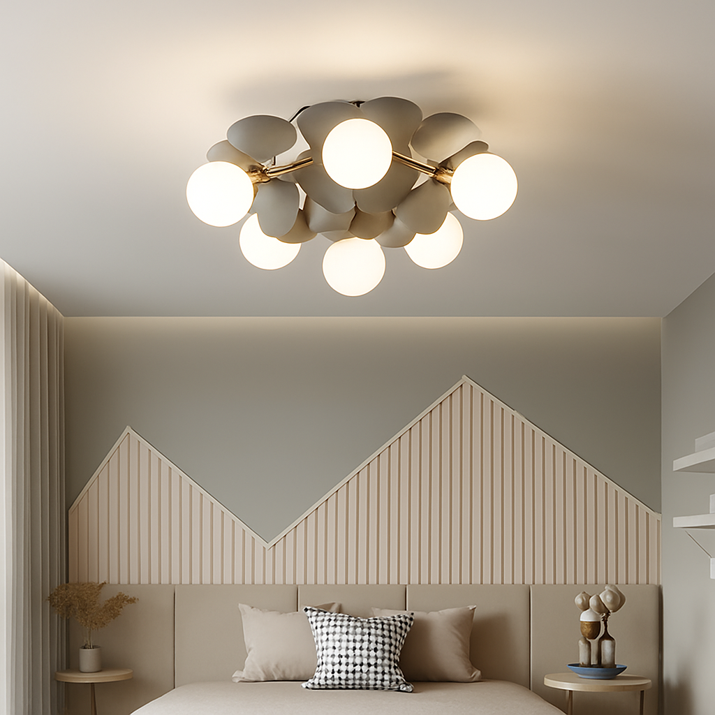 plafonnier en verre design lumineux pour intérieur moderne - vue 5 sur 18