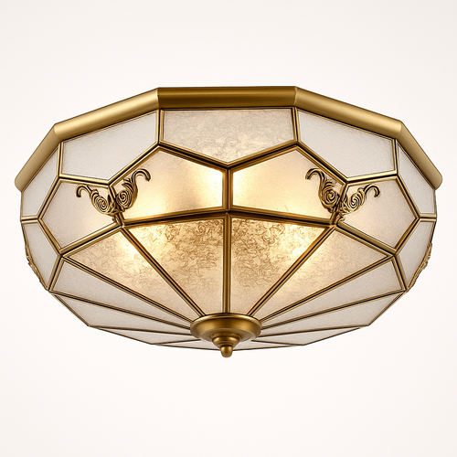 Plafonnier en verre Fashion Vintage - vue 2 sur 2