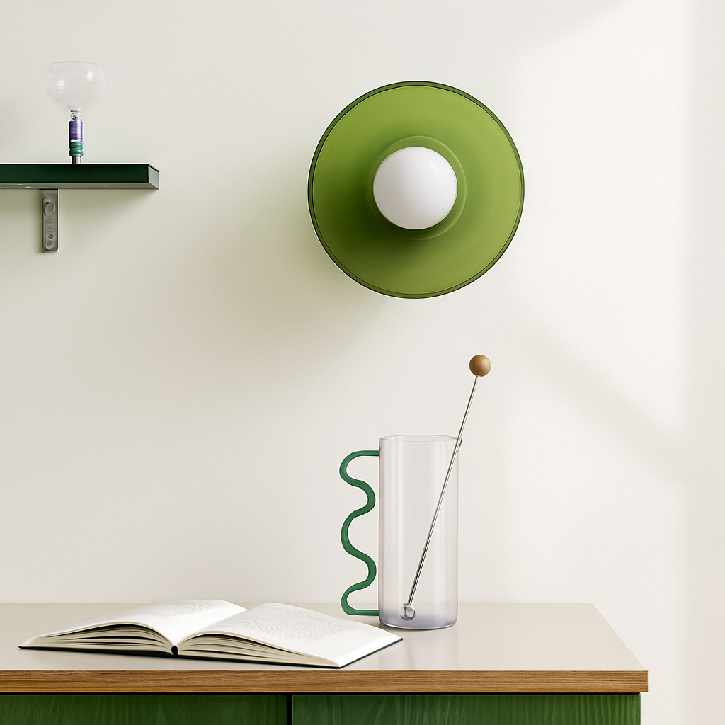 Plafonnier en verre nordique à tête unique G9 - vue 3 sur 10