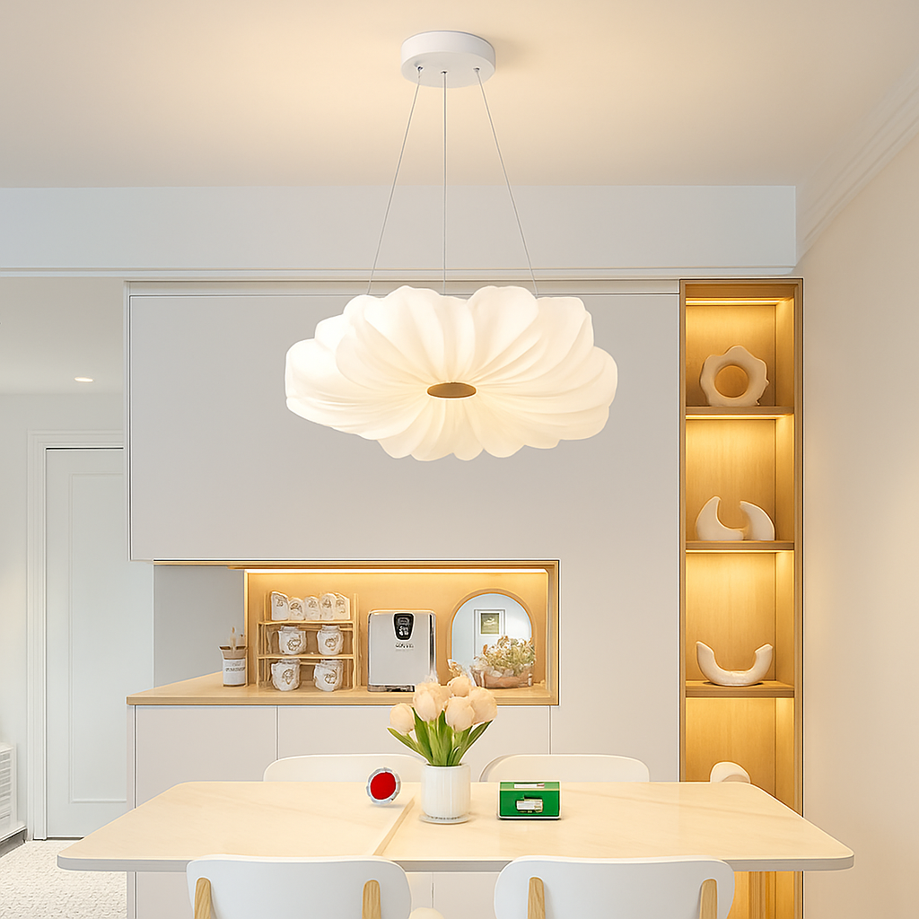 plafonnier floral nordique pour décoration de chambre d'enfant - vue 5 sur 12