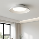 plafonnier industriel créatif en métal avec éclairage led