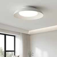 plafonnier industriel créatif en métal avec éclairage led
