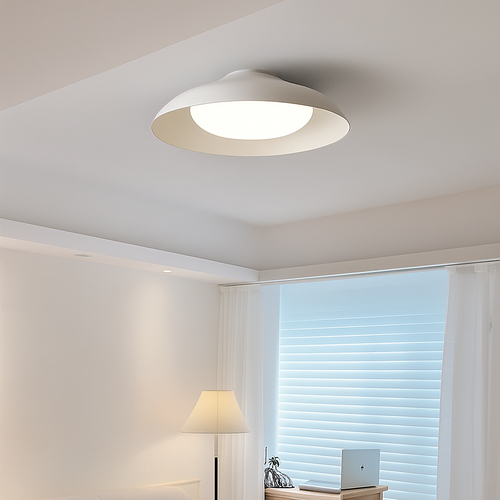 plafonnier industriel créatif en métal avec éclairage led - vue 4 sur 8