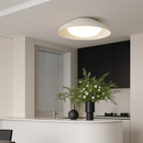 plafonnier industriel créatif en métal avec éclairage led