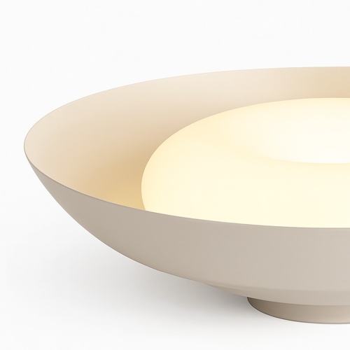 plafonnier industriel créatif en métal avec éclairage led - vue 6 sur 8