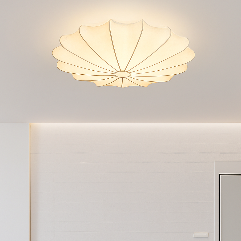 Plafonnier japonais art rond lumière minimaliste plafonnier chambre lampe salon personnalité nelson lampe - vue 4 sur 12