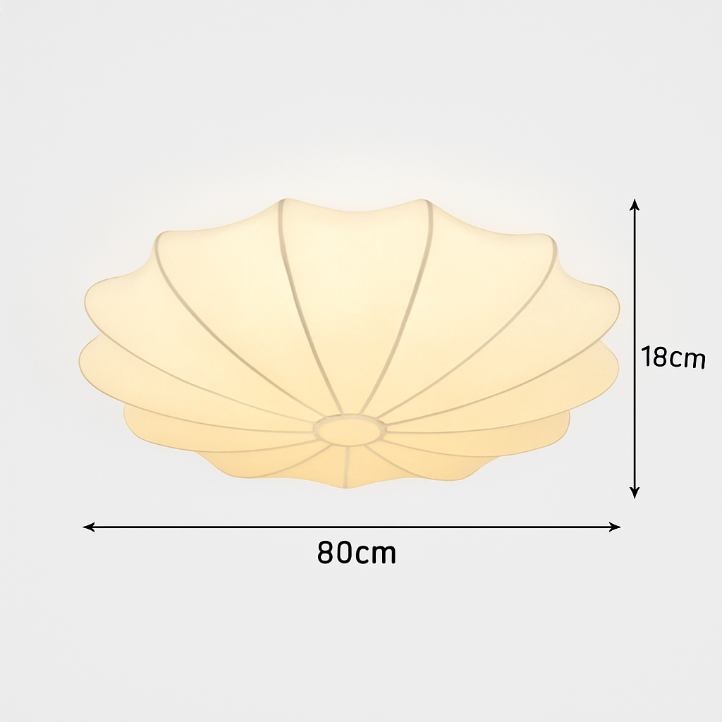 Plafonnier japonais art rond lumière minimaliste plafonnier chambre lampe salon personnalité nelson lampe - vue 10 sur 12