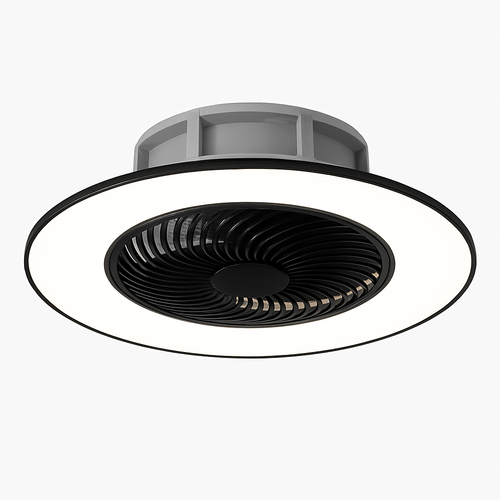 plafonnier led avec ventilateur design moderne 2021 - vue 2 sur 10