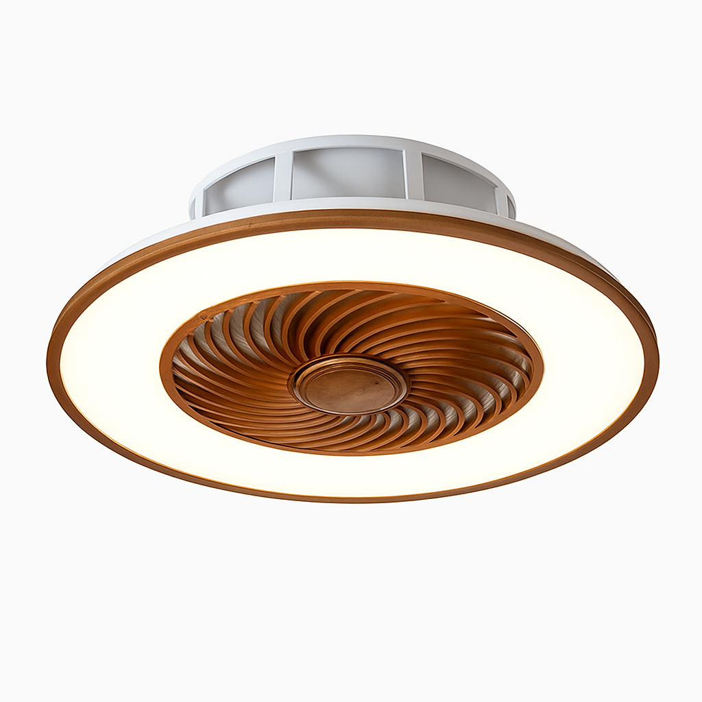 plafonnier led avec ventilateur design moderne 2021 - vue 5 sur 10