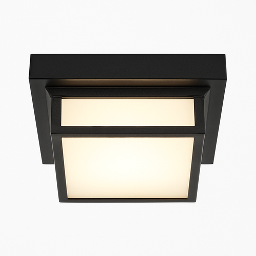 plafonnier led carré étanche pour extérieur jardin porche mur - vue 2 sur 13