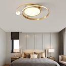 plafonnier led circulaire avec télécommande design simple 	 2024