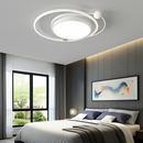 plafonnier led circulaire avec télécommande design simple 	 2024
