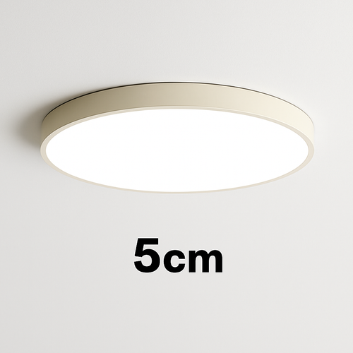 Plafonnier LED design arrondi et plat (plusieurs tailles) - vue 6 sur 6