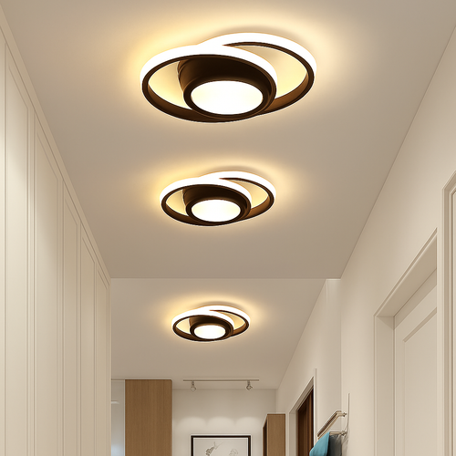 plafonnier led design moderne pour décoration intérieure - vue 4 sur 12