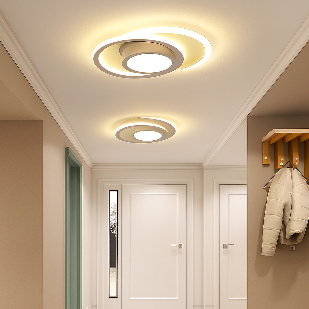 plafonnier led design moderne pour décoration intérieure - vue 4 sur 12