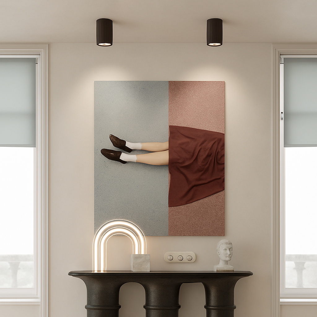 plafonnier led design nordique moderne - vue 4 sur 12