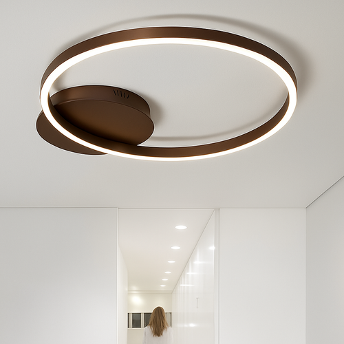 plafonnier led design nordique moderne luminaire décoratif 	 modèle - vue 3 sur 23