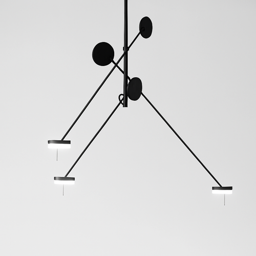Plafonnier Led design nordique pour Tables basses de restaurant bureaux de chambre lampes suspendues noires luminaire de décoration de la maison - vue 2 sur 14