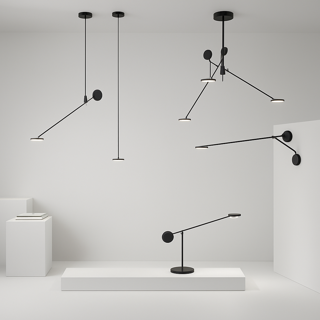 Plafonnier Led design nordique pour Tables basses de restaurant bureaux de chambre lampes suspendues noires luminaire de décoration de la maison - vue 5 sur 14