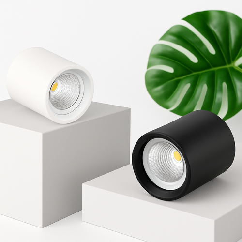 plafonnier led dimmable spot lumière vers le bas décoration - vue 2 sur 8