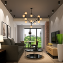 plafonnier led dimmable spot lumière vers le bas décoration
