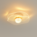 plafonnier led doré style nordique acrylique décoratif éclairage