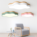 Plafonnier LED en bois nuage Botimi
