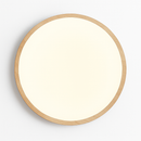 Plafonnier Led en travertin jaune