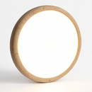 Plafonnier Led en travertin jaune