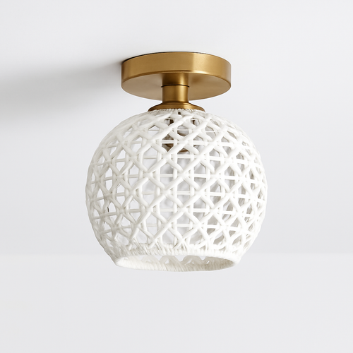 Plafonnier Led en verre au design moderne - vue 14 sur 24