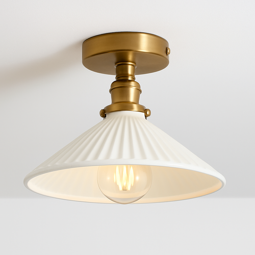 Plafonnier Led en verre au design moderne - vue 16 sur 24