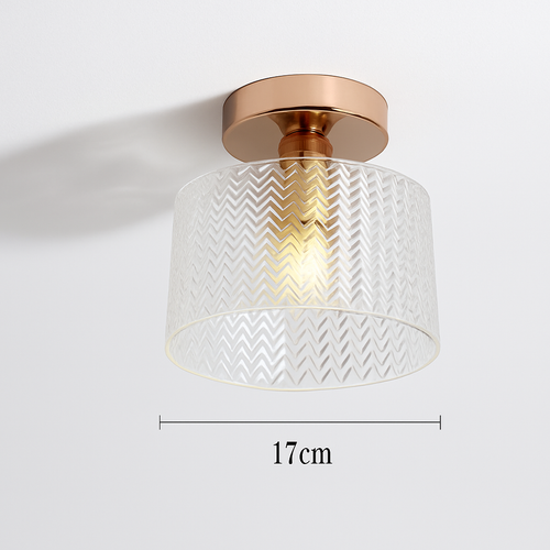 Plafonnier Led en verre au design moderne - vue 19 sur 24