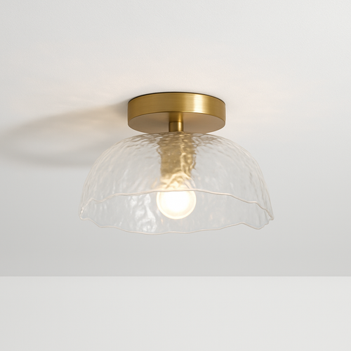 Plafonnier Led en verre au design moderne - vue 20 sur 24