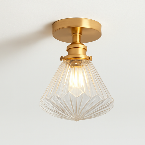 Plafonnier Led en verre au design moderne - vue 21 sur 24