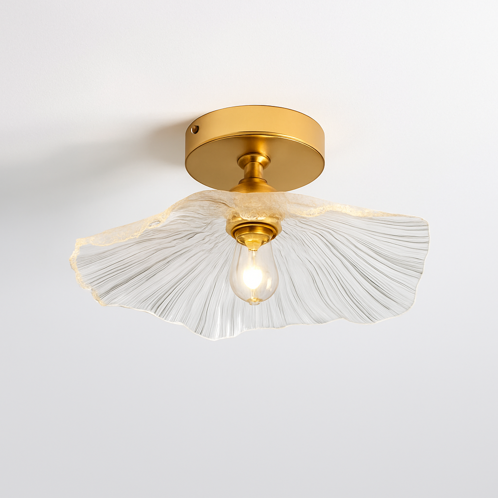 Plafonnier Led en verre au design moderne - vue 3 sur 24