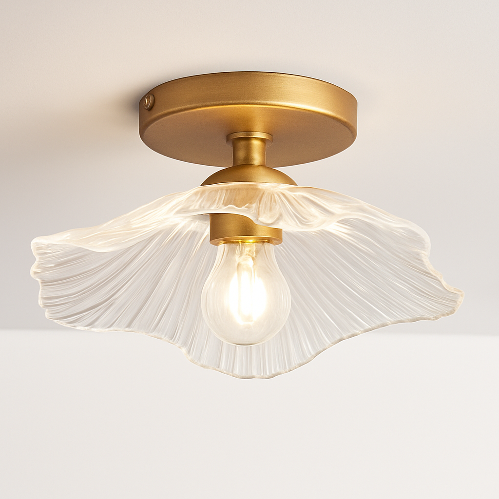 Plafonnier Led en verre au design moderne - vue 4 sur 24