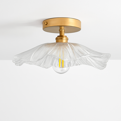 Plafonnier Led en verre au design moderne - vue 6 sur 24