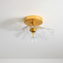 Plafonnier Led en verre au design moderne