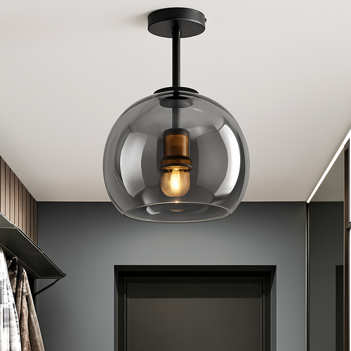 Plafonnier LED en verre minimaliste moderne - vue 2 sur 20